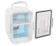 Picnic Beach Mini Cooling Box for Food Drink 220V/12V, 4L, White
