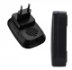 Wireless Door Bell Rington with Built-in Battery, Black