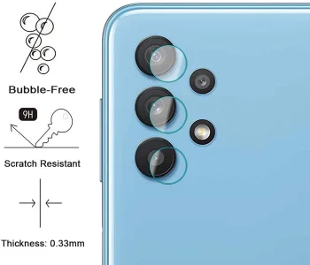 Samsung Galaxy A32 4G (SM-A325F/DS) Back Camera Lens Tempered Glass Protector