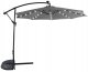 Dārza Saulessargs Lietussargs 3m ar LED Gaismām | Garden Umbrella
