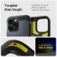 Spigen Tough Armor MagSafe Case with Stand for iPhone 16 Pro, Dark Gray