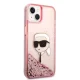 Karl Lagerfeld Glitter Karl\'s Head Case for iPhone 14 Plus / 15 Plus - Pink