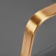 Gabbiano Porto Hairdressing Chair with Gold Base Grey