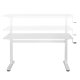 Ergo Office ER-401 W Height Adjustable Desk, 140x60cm, White