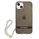 Guess Translucent Strap Case for Apple iPhone 13 mini, Black