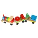 Wooden Toy Train Sorter with Blocks, 30cm