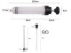 Manual Oil and Fluid Extractor Syringe 200ml Hand Pump