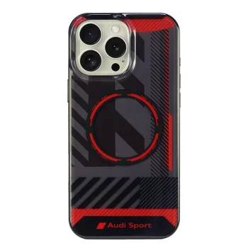 Audi iPhone 16 Pro Max Case IML Sport MagSafe, Black