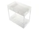 Pull-out Spice and Accessory Organizer, White