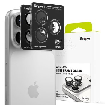 Ringke Camera Frame Protector 2-pack iPhone 17 Pro / 17 Pro Max - Black