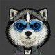 Nimmy Cool&Cute 2.0 Wolf vāciņš Apple iPhone 17 Pro Max, Melns