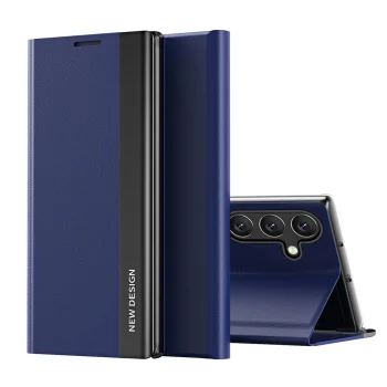 Flip Case for Samsung Galaxy A24 4G Sleep Case Pro with Stand, Blue
