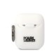 Karl Lagerfeld Чехол для AirPods Silicone Choupette Head 3D Белый