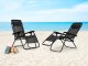 Zero Gravity Garden Lounger MultiGarden Adjustable Recliner, black