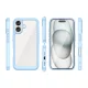 Outer Space Case with Gel Frame for iPhone 16, Blue