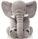 Plush Elephant Pillow Toy, 60x45 cm