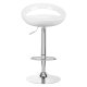 Swivel Adjustable Height Bar Counter Stool Chair QS-B01, White