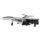 Syma P01 Airplane RC Drone 2.4 GHz with LED Lighting and Stunt Modes, Silver