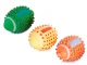 Squeaky Rugby Ball Dog Toy, Durable Rubber Chew Toy for Pets