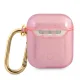 Guess GUA2UCG4GP Glitter Collection AirPods 1/2 Case, Pink