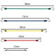 Xtrobb 00025363 Elastic Bungee Cords with Hooks, 12 Pcs