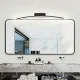 LED Arch Wall Sconce 60cm Neutral Light, Black