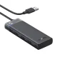 USB šakotuvas Ugreen CM653 su 4 USB-A lizdais, juodas