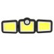 LED 3in1 Solar Wall Light with Motion and Twilight Sensor KX3091, Black