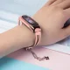 Metal Bracelet for Xiaomi Mi Band 3 / 4 / 5 / 6 - Rose Gold