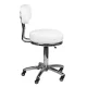 Cosmetic Stool with Backrest AM-877, White