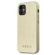 Guess iPhone 12 mini Case Iridescent, Gold