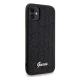 Guess iPhone 11 / XR Case Disco Metal Script, Black