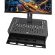 Maclean MC-946 Monitor and Laptop Stand with Drawer, 13-32\", Black