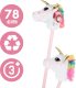 Plīša vienradzis Galva uz nūjas Hobby zirgs (Bez skaņas) | Plush Unicorn Horse Head On Stick Hobby (Without Sound)