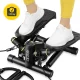 Compact Twist Mini Stepper 4FIZJO LITE with Resistance Bands, Black