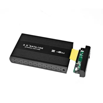 USB 2.0 3.5'' SATA/IDE HDD External Case Enclosure (Black)