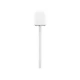 Exo Abrasive Caps for Nail Drill 13mm / 80 Grit, 100 Pcs, White