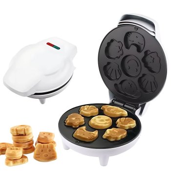 Electric Cookie Maker with Fun Shapes 1200W, White