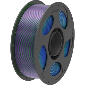 Anycubic PLA Silk 3D Printer Filament 1.75 mm 1 kg, Blue Green Purple