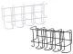 Metal Umbrella Holder Stand Umbrella Organiser with Hooks for Keys, Different colors