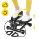 4FIZJO Mini Twist Stepper PRO with Resistance Bands, Black