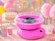 Cotton Candy Machine 480W with Sticks and Measuring Spoon, Pink