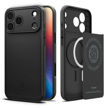 Spigen iPhone 17 Pro Max Case Thin Fit Mag MagSafe, Black