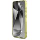 Guess 4G Glitter Triangle Buttons MagSafe Case for Samsung Galaxy S25 Brown