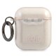 Чехол Karl Lagerfeld для AirPods 1 / 2 Karl\'s Head Glitter, золотистый