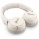Guess Metal Logo Script Over-Ear Headphones - Beige