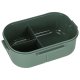 Bento Lunch Box with Compartments and Cutlery 1200ml, Green