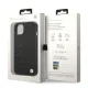 BMW iPhone 14 Plus Case Leather Stamp, Black