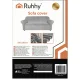 Ruhhy Elastic Sofa Cover 190-230 cm, Light Grey