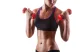 4Fizjo Vinyl-Metal Dumbbells for Fitness 2 x 0.5kg Rose